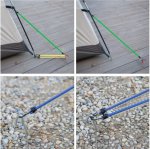 Xtrobb 25363 Upínací gumy s háky, 12 ks