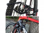 Verk 14551 Zámok na bicykel - kábel, 120 cm, 2 kľúče, čierny