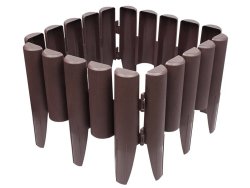Verk 27281 Zahradní palisáda 8 ks, 215 cm, tmavě hnědá 