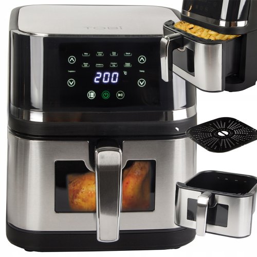 Verk 07251 Teplovzdušná fritéza 10 l, 2400 W strieborná