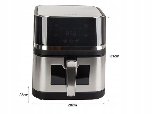 Verk 07251 Teplovzdušná fritéza 10 l, 2400 W strieborná