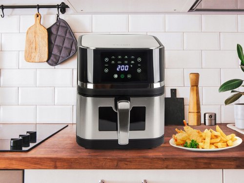 Verk 07251 Teplovzdušná fritéza 10 l, 2400 W strieborná