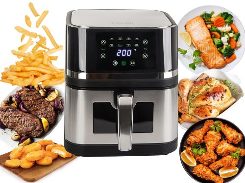 Verk 07251 Teplovzdušná fritéza 10 l, 2400 W strieborná