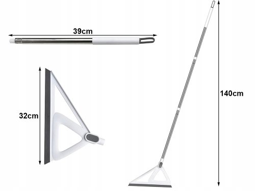 Verk 27458 Stierka na podlahy 140 cm, bielo-sivá