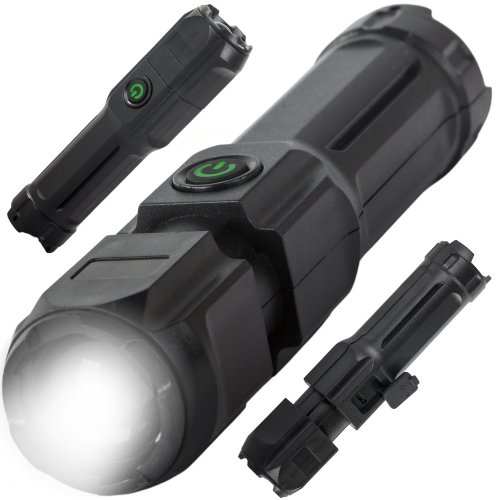 Verk 08382 LED baterka ZOOM XPE, USB čierna