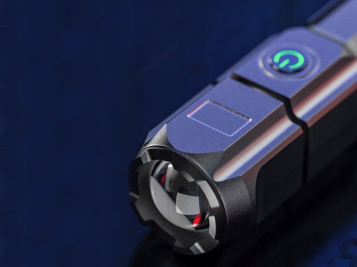 Verk 08382 LED baterka ZOOM XPE, USB čierna