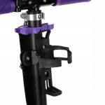 Kruzzel 25630 Skládací koloběžka Spidoo, černofialová