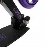 Kruzzel 25630 Skládací koloběžka Spidoo, černofialová