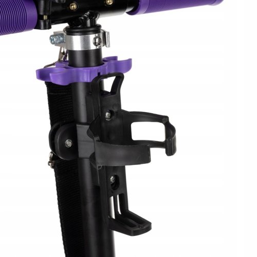 Kruzzel 25630 Skládací koloběžka Spidoo, černofialová