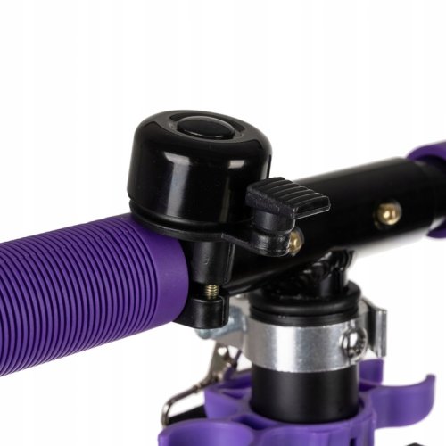 Kruzzel 25630 Skládací koloběžka Spidoo, černofialová