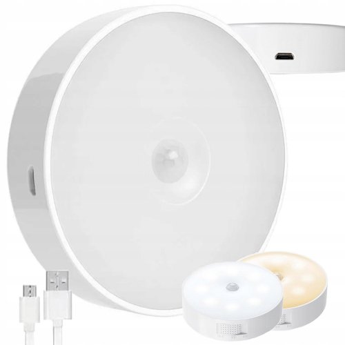 Verk 27368 LED světlo se soumrakovým a pohybovým senzorem, bílé