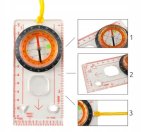 Trizand 7953 Kompas mapový s lupou 3 ks
