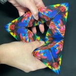 Kruzzel 24743 Antistresová magnetická kostka 3 ks