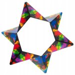 Kruzzel 24743 Antistresová magnetická kostka 3 ks