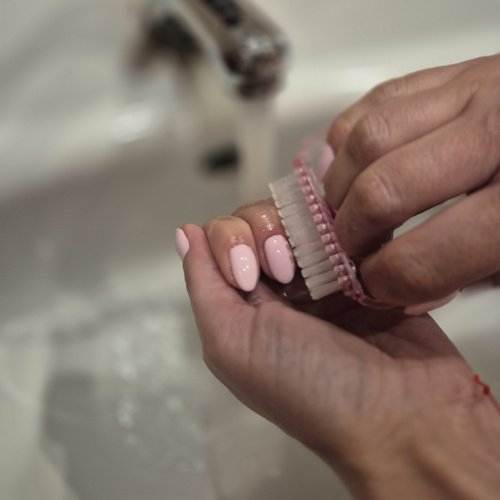 Soulima 25731 Kefka na čistenie a starostlivosť o nechty ružová 100 ks