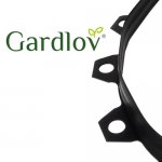 Gardlov 24561 Záhradný plastový obrubník 40 mm, 10 m s kolíkmi