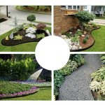Gardlov 24561 Záhradný plastový obrubník 40 mm, 10 m s kolíkmi