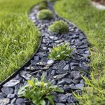 Gardlov 24561 Záhradný plastový obrubník 40 mm, 10 m s kolíkmi