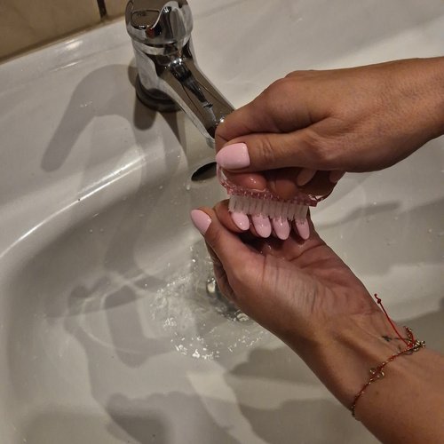 Soulima 25732 Kefka na čistenie a starostlivosť o nechty ružová 50 ks