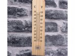 Verk 07184 Teploměr venkovní 26 cm dřevěný, 2 ks