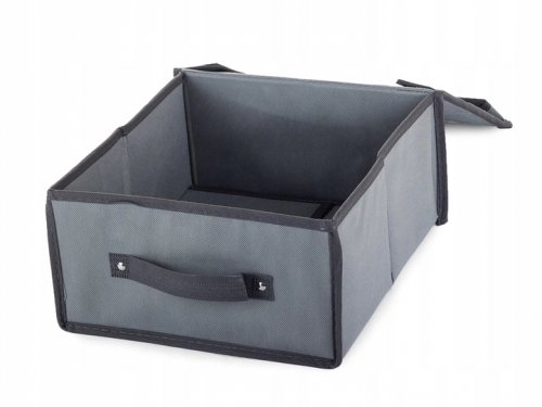 Verk 01320 Úložná krabica s odklápacím vekom 30x30x15cm šedá