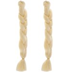 Soulima 23556 Vlasy Kanelové syntetické Copánky blond, 2 ks
