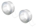 Malatec Oboustranná NANO lepicí páska transparentní 30 mm x 3 m, 2 ks