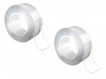 Malatec Obojstranná NANO lepiaca páska transparentná 30 mm x 3 m, 2 ks