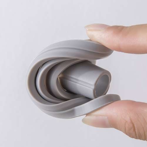 Ruhhy 20758 Skládací silikonový trychtýř 4 ks, šedý