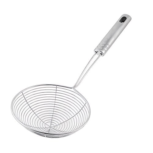 Pronett XJ5270 Kuchynská naberačka na vyprážanie, penová, 15 cm, nerezová oceľ, 4 ks