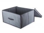 Verk 01322 Úložná krabice s odklápěcím víkem 60x45x30cm šedá