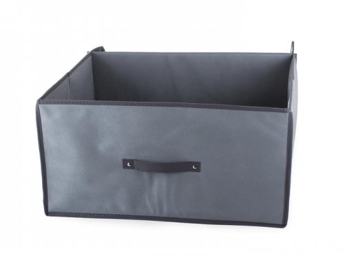 Verk 01322 Úložná krabica s odklápacím vekom 60x45x30cm šedá