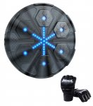 Gordon G858 Elektronický boxovací nástěnný terč s rukavicemi, Bluetooth, černý