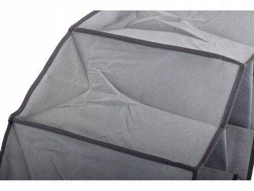 Verk 01326 Závesný organizér s 4 priehradkami 30x30x80cm šedá