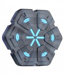 Gordon G857 Elektronický boxovací nástěnný terč s rukavicemi, Bluetooth, černý