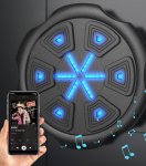 Gordon G856 Elektronický boxovací nástěnný terč s rukavicemi, Bluetooth, černý