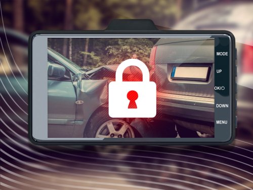 Gordon G851 Kamera do auta s parkovací kamerou, HD, LCD 4"