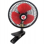 APT AG147F Ventilátor do auta 22 cm, 12 V, červený