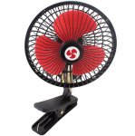 APT AG147F Ventilátor do auta 22 cm, 12 V, červený 