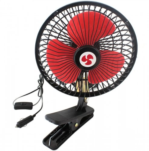 APT AG147F Ventilátor do auta 22 cm, 12 V, červený