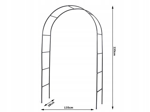 Gardlov 1719 Zahradní oblouk 240 x 140 x 38 cm