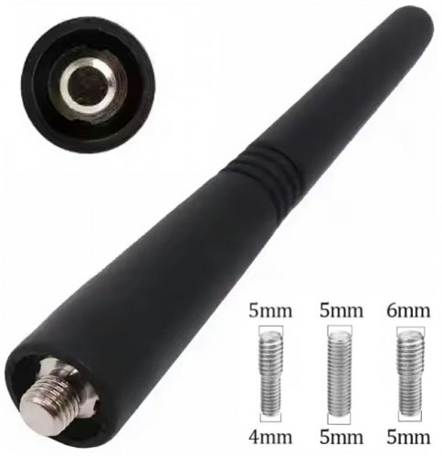 APT DA147 Univerzální auto anténa 9 cm, černá