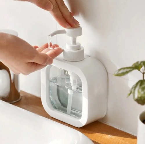 APT DA245A Dávkovač mydla s pumpičkou 300 ml, biely