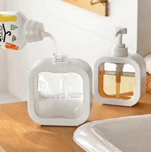 APT DA245A Dávkovač mydla s pumpičkou 300 ml, biely