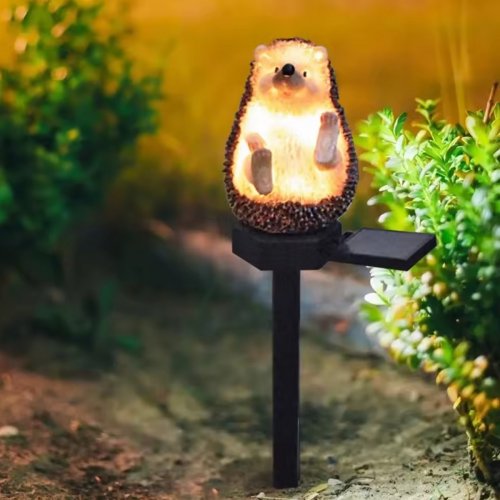 APT ZD50T Zahradní solární lampa ježek