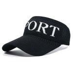 APT DA396 Kšilt s nápisem Sport, černý