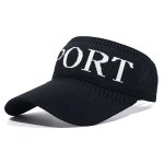 APT DA396 Kšilt s nápisem Sport, černý