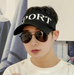 APT DA396 Kšilt s nápisem Sport, černý