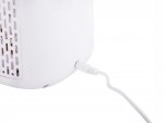 Verk 16032 Stolový ventilátor s LED svetlom biely