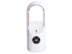 Verk 16032 Stolový ventilátor s LED svetlom biely